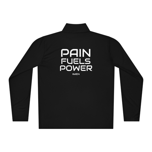 PAIN FUELS POWER $MEN Lightweight Quarter-Zip Pullover